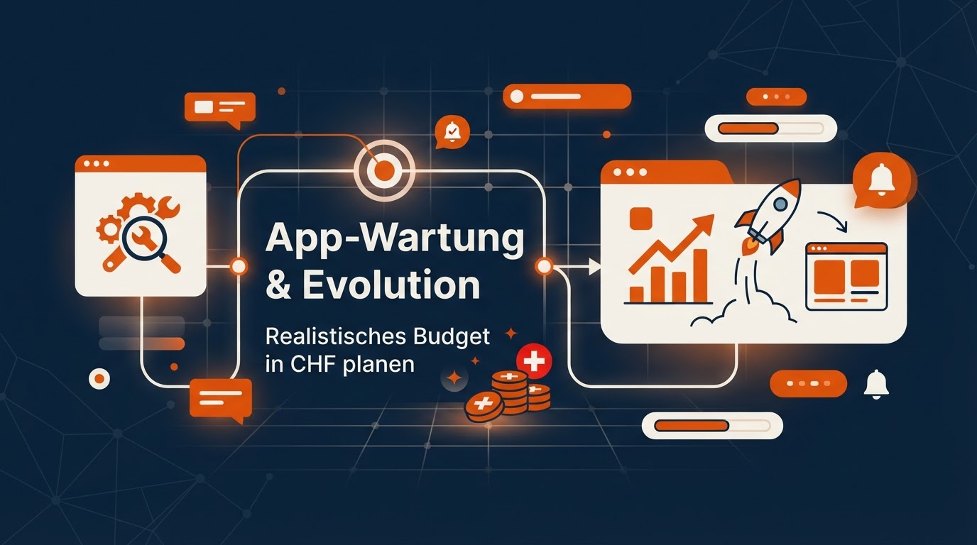 App-Wartung & Evolution: Realistisches Budget in CHF planen