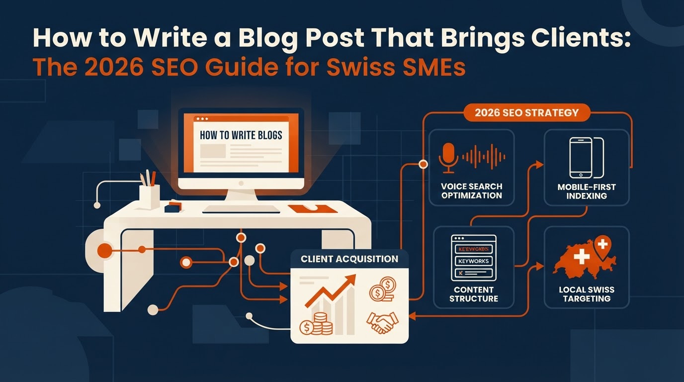 How to Write a Blog Post That Brings Clients: The 2026 SEO Guide for Swiss SMEs
