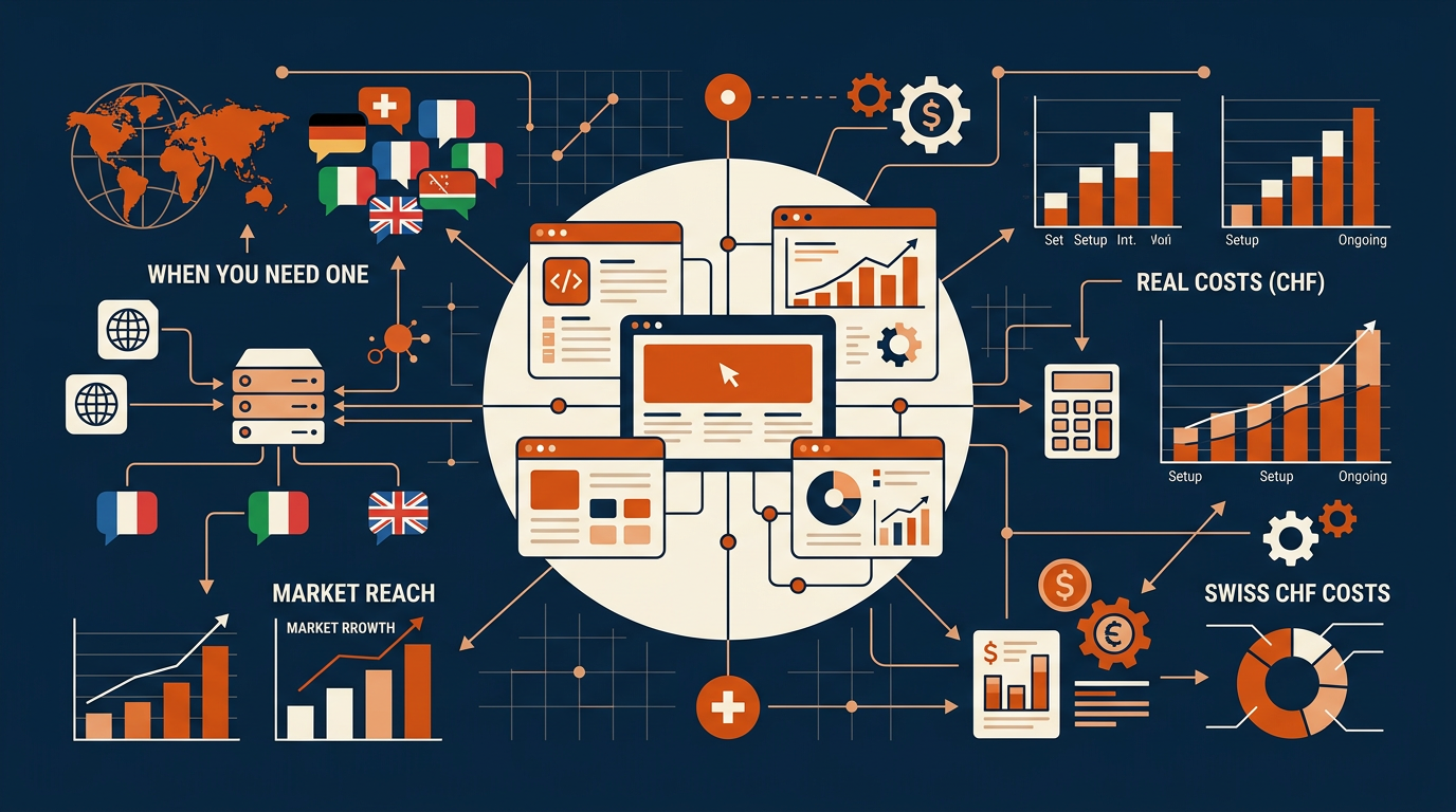 Multilingual Websites in Switzerland: When You Need One and Real Costs (CHF)