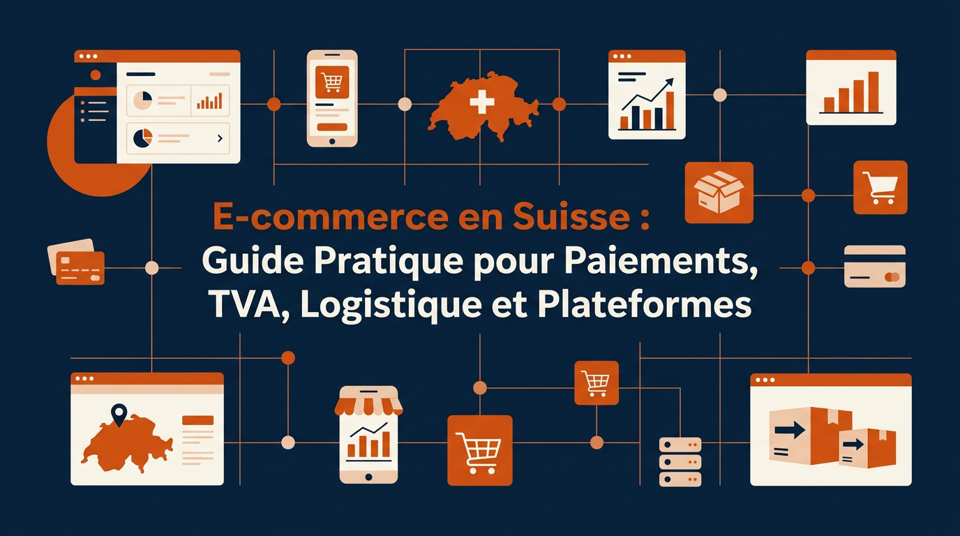 E-commerce en Suisse : Guide Pratique pour Paiements, TVA, Logistique et Plateformes