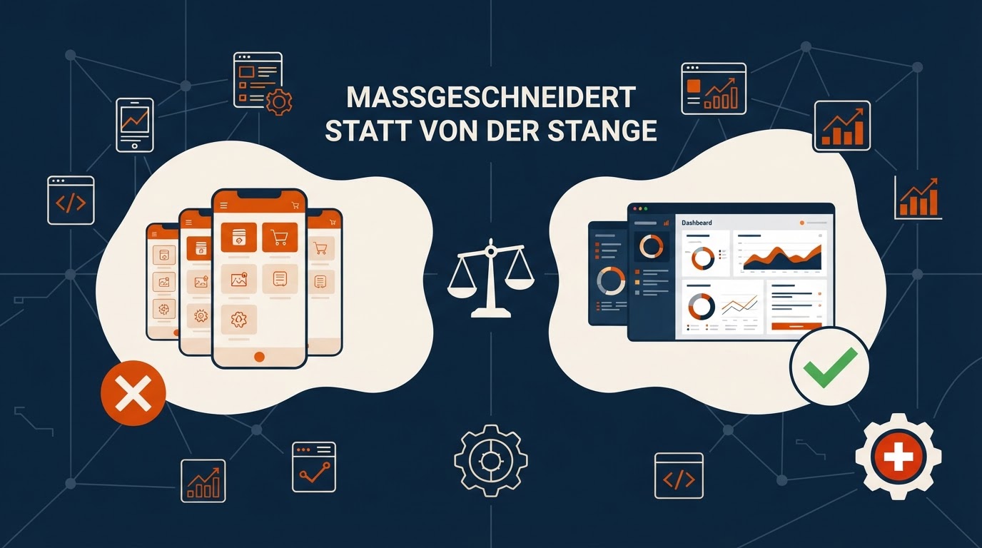 App-Entwicklung für Schweizer KMU: Wann lohnt sich Massanfertigung?