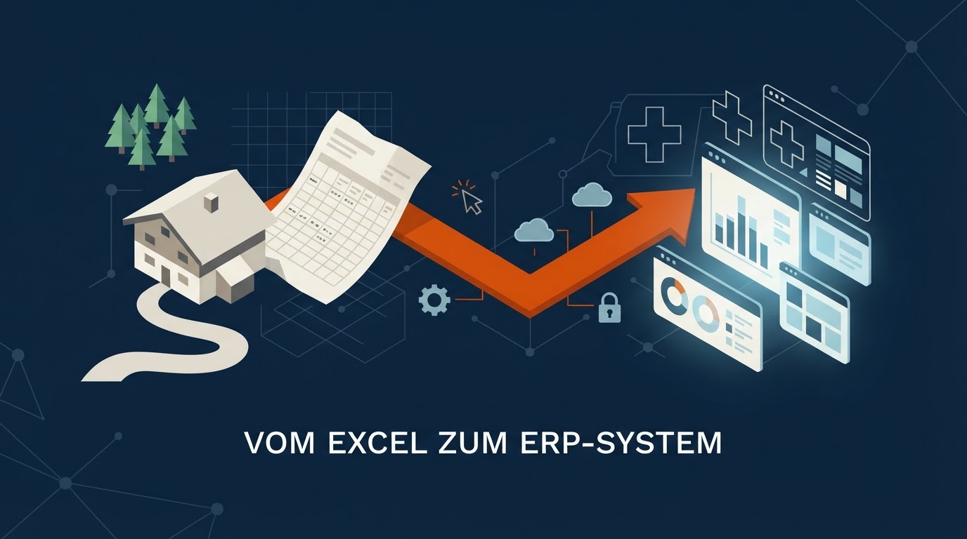 Digitalisierung in der Schweiz: Vom Excel-Sheet zum massgeschneiderten ERP-System