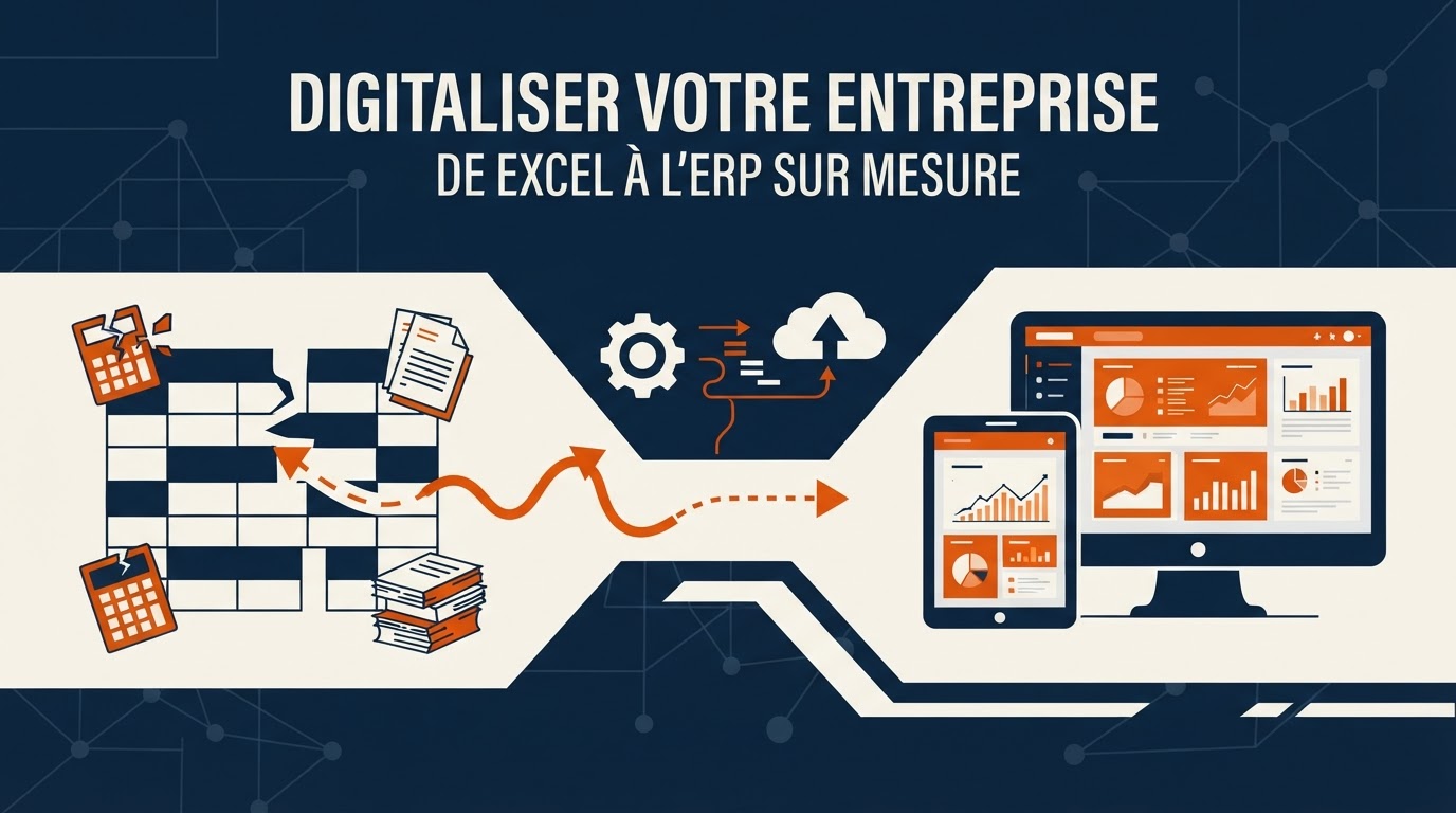 Digitaliser une entreprise ticinoise : de Excel à un ERP sur mesure