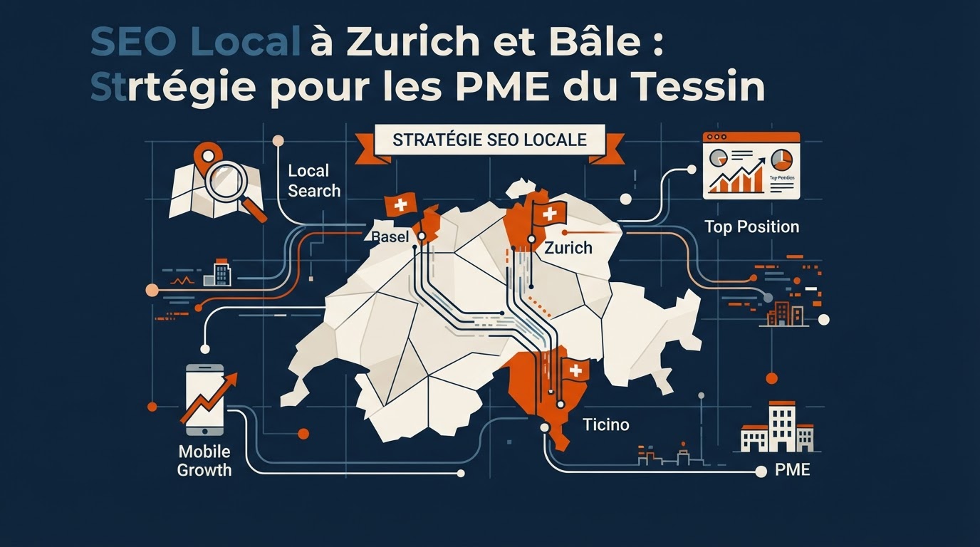 SEO Locale à Zurich et Bâle : Stratégie pour les PME du Tessin