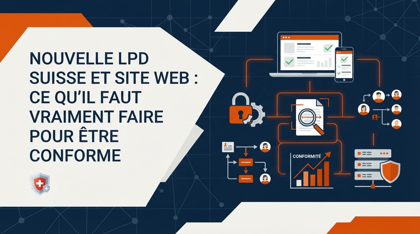 Nouvelle LPD suisse et site web : ce qu'il faut vraiment faire pour être conforme