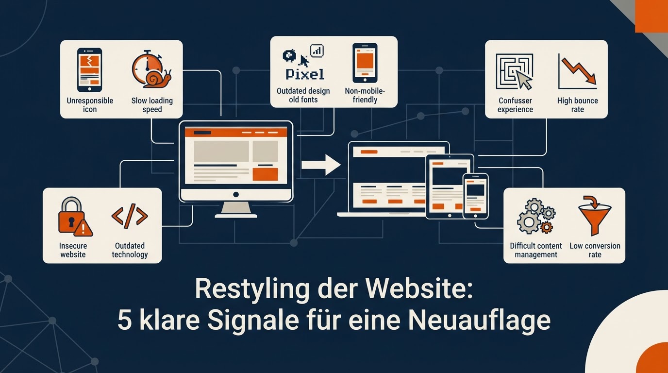 Restyling der Website: 5 klare Signale für eine Neuauflage