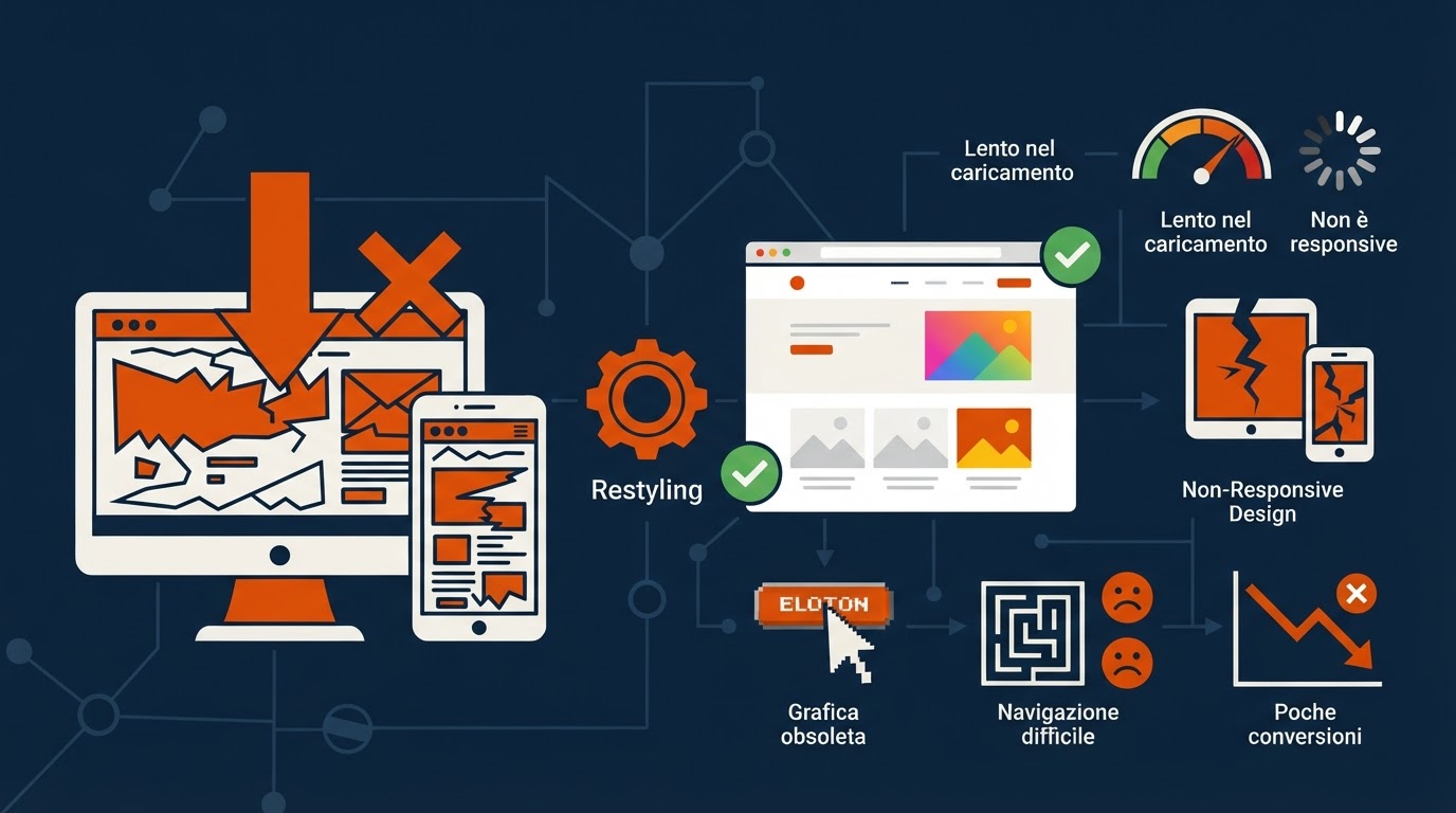 Restyling del sito web: 5 segnali inequivocabili che è ora di rinnovarlo